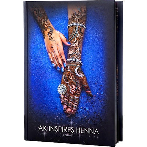 AK HENNA KIT: HENNA POWDER, OIL & 10 EMPTY CONES