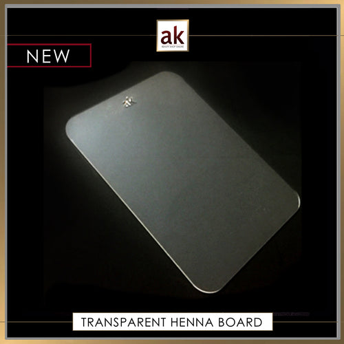 TRANSPARENT HENNA BOARD