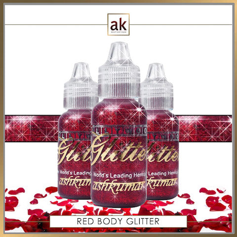 Bollywood Glitter Gel - Red - Ash Kumar Products UK