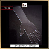 TRANSPARENT PRACTICE HAND - Ash Kumar Products UK