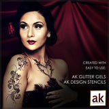 Bollywood Glitter Gel - Red - Ash Kumar Products UK