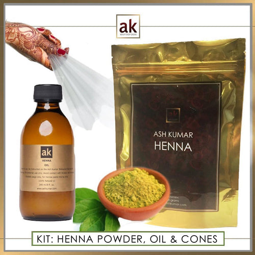 Henna Kit, Empty cones, Oil 